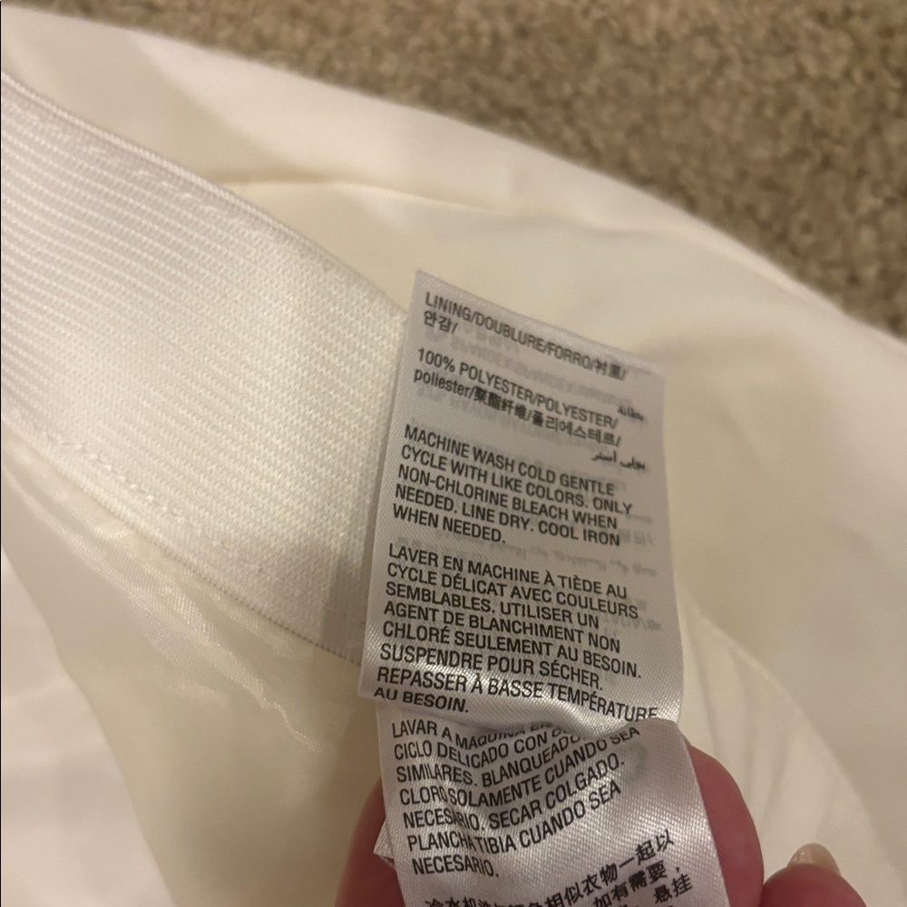 NWT Alfani Cloud White Essential Straight Dress Pants - 12 - Picture 3 of 5